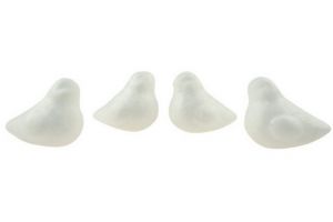 Dílky z polystyrenu ptáčci 4 cm, 4 ks v sáčku