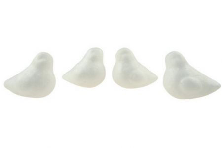 Dílky z polystyrenu ptáčci 4 cm, 4 ks v sáčku