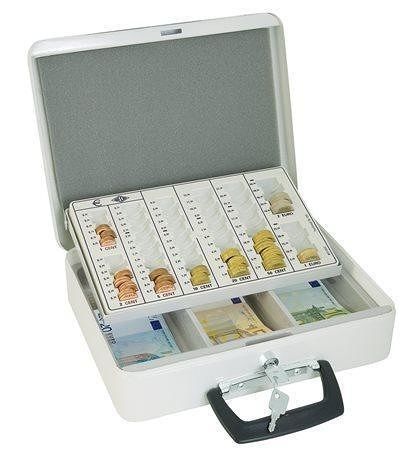 Pokladnička "Europa", ocel, 31,5x24,5x9,5 cm, WEDO