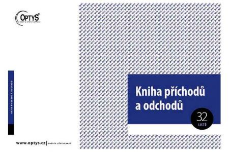 Kniha příchodů a odchodů, A4, 32 listů, OPTYS 1269