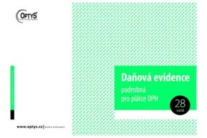 Daňová evidence podrobná pro plátce DPH, A4, 28 listů, OPTYS 1023