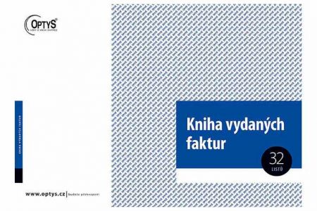 Kniha vydaných faktur, A4, 32 listů, OPTYS 1010