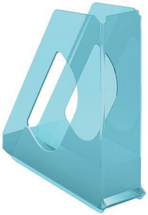 Stojan na časopisy "Colour'Ice", modrá, plastový, 68 mm, ESSELTE
