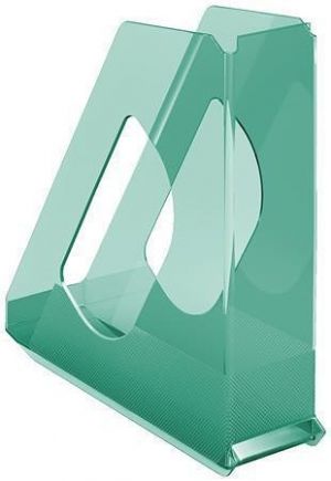 Stojan na časopisy "Colour'Ice", zelená, plastový, 68 mm, ESSELTE