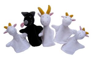 Sada maňásků O VLKU A KŮZLÁTKÁCH