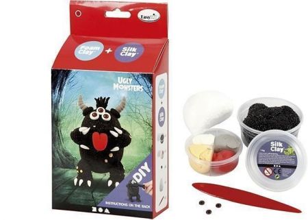 Kreativní sada "Ugly monsters", černá, CREOTIME
