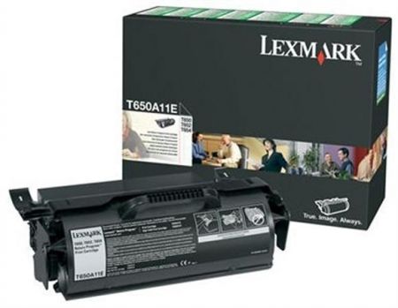 Toner pro "T650, 652, 654" tiskárny, LEXMARK Černá, 7 tis.stran