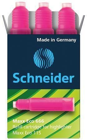 Náplň do zvýrazňovače "Maxx Eco 666", růžová, pro Maxx Eco 115, SCHNEIDER