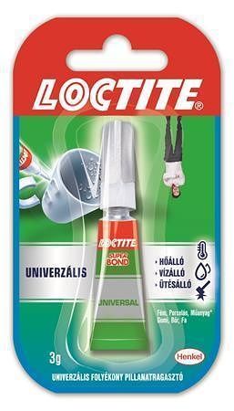 Vteřinové lepidlo, 3g, HENKEL "Loctite Super Bond"