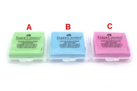 FABER Stěrací pryž barevný mix, 3 druhy