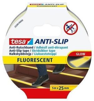 Protiskluzová páska "Anti-Slip 55580", fluorescenční, 25 mm x 5m, TESA