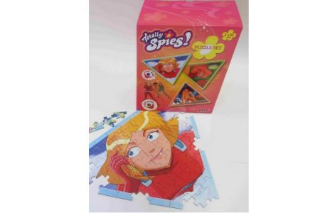 Puzzle 3x81 dílků Špionky