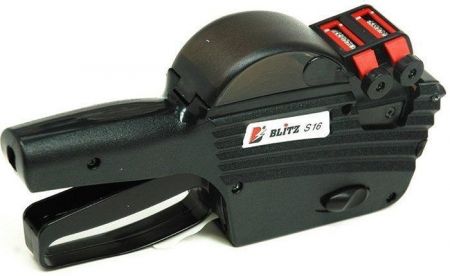 Etiketovací kleště "S16", 2 řádkové, 8+8 znaků, BLITZ