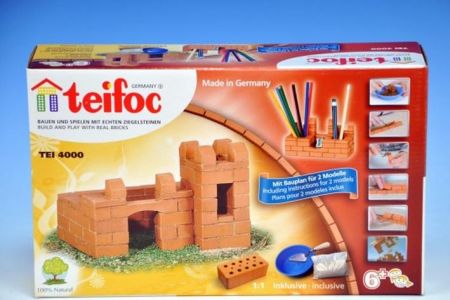 Stavebnice Teifoc Pevnost Margarita v krabici 29x18x8cm