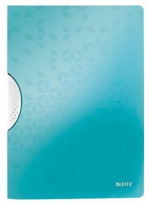 Desky s klipem "Wow ColorClip", ledově modrá, PP, A4, LEITZ