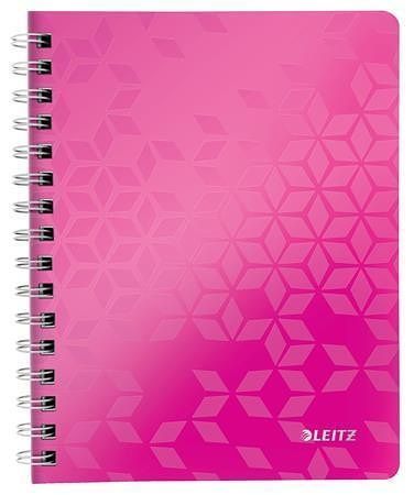 Blok na psaní &quot;Wow&quot;, metalická růžová, A5, linkovaný, LEITZ