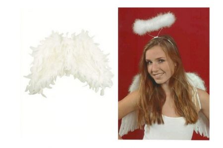 Andělská křídla z peří 38cm