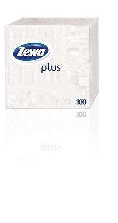 Ubrousky, 100 ks, ZEWA, bílé
