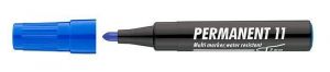 Permanentní popisovač "Permanent 11", modrá, 1-3mm, kuželový hrot, ICO