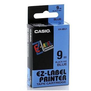 Páska, 9 mm x 8 m, CASIO, modrá-černá