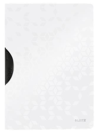 Desky s rychlovazačem "Wow ColorClip", bílá, A4, s klipem, PP, LEITZ