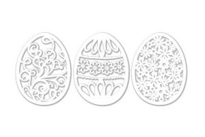 Výřez vajíčka velikonoční 14cm