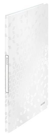 Katalogová kniha "Wow", bílá, 20 kapes, A4, PP, LEITZ