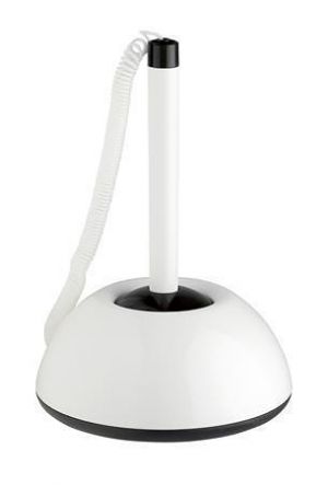 Pero se stojánkem "Lux", bílá-černá, 0,8mm, ICO