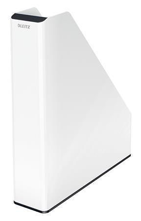 Stojan na časopisy "Wow", černá, dvoubarevný, 73 mm, plast, LEITZ