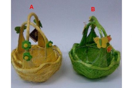 Velikonoce 6689 košíčky 2 ks 2 druhy