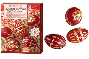 Sada k dekorování zdobení slámou