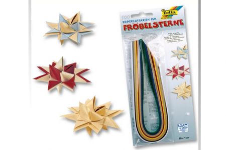 Papírové proužky pro výrobu hvězd 130g/m2