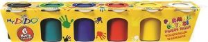 Prstové barvy, "Südor", 6 barev, 6x24 ml