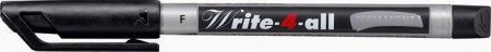 Permanentní popisovač &quot;Write-4-all&quot;, černá, F, STABILO