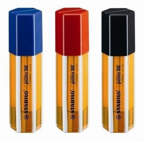 Liner "Point 88 Big Point Box", 20 barev, 0,4mm, v plastovém balení, STABILO