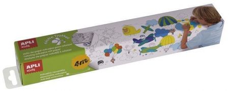Omalovánky v roli "Globe trotter", samolepicí, 0,3 x 4 m , APLI