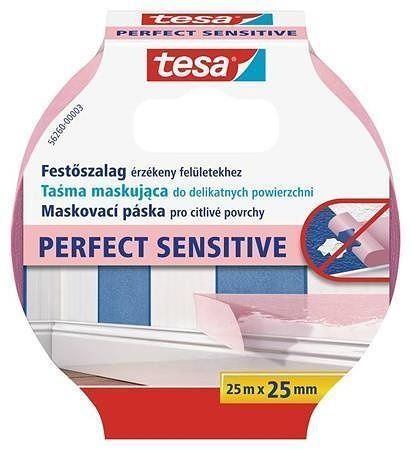 Maskovací páska na tapety "Perfect Sensitive 56260", 25 mm x 25 m, TESA