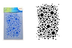 Šablona Bubliny 20x30cm plast OPTYS