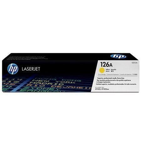 Toner pro "BarevnáLaserJet Pro CP1025" tiskárnu, HP "CE312A" Žlutá, 1 tis.stran