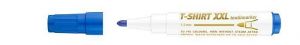 Popisovač na textil "XXL", modrá, 1-3mm, kuželový hrot, ICO