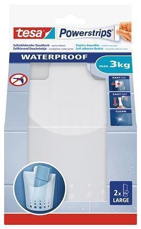 Košík do koupelny "Powerstrips® 59705", voděodolný, TESA
