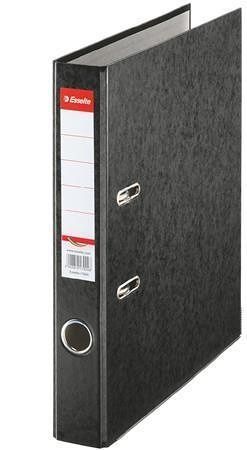 Pákový pořadač "Rainbow", černá, 50 mm, A4, karton, ESSELTE