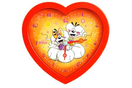 Nástěnné hodiny srdce DIDDL