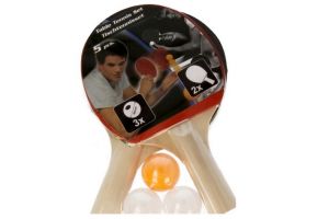 Sada stolní tenis 2 pálky + 3 míčky