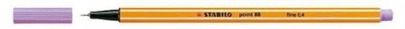 Liner &quot;Point 88&quot;, pastelová fialová, 0,4mm, STABILO