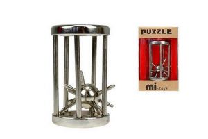 Hlavolam ježek kov 4,5x7,9cm v krabičce