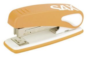 Sešívačka "Design", oranžová, 24/6, 25 listů, SAX