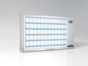 Plánovací tabule "Performance Plus", roční, smaltovaný povrch, 60x110cm, NOBO