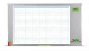 Plánovací tabule "Performance Plus", týdenní, smaltovaný povrch, 60x110cm, NOBO
