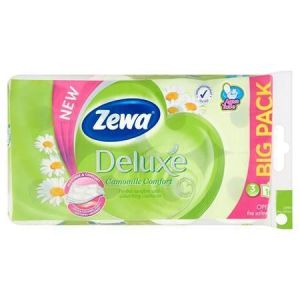 Toilet paper, 3 ply, 16 rolls, ZEWA "Deluxe, chamolile